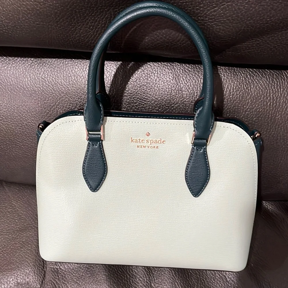 Kate spade green and teal satchel